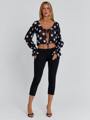 LUMAE CAPRI PANTS BLACK