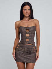 RODEO TOP CHOCOLATE