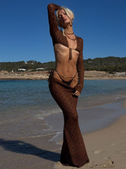SIERA MAXI SKIRT BRONZE