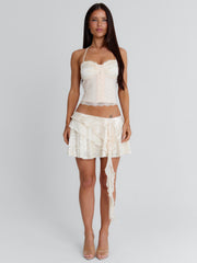 SONYA CORSET TOP IVORY