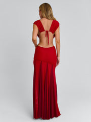 THESSA MAXI DRESS RED