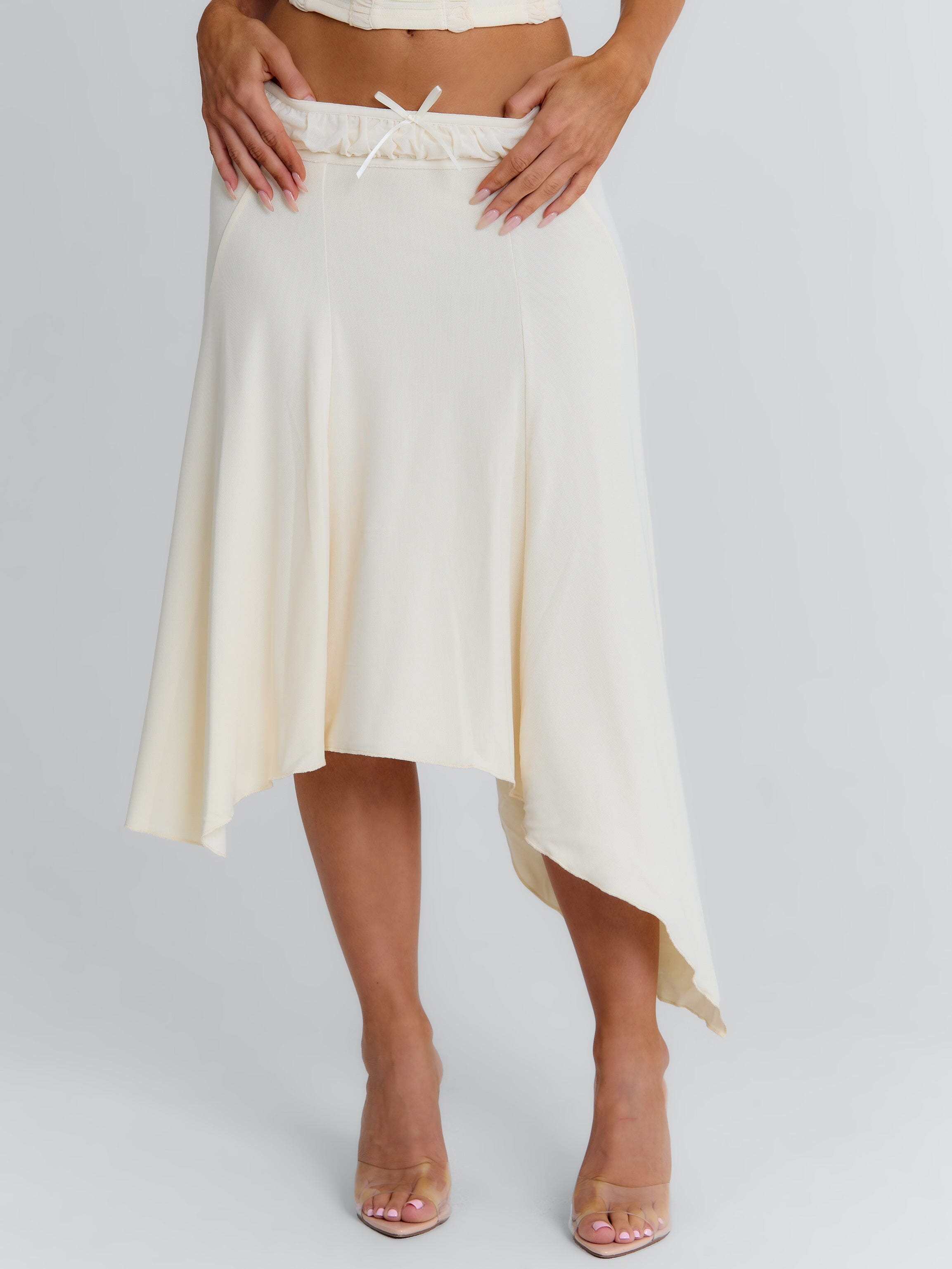VAL MIDI SKIRT CREAM