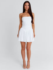 ZARIAH MINI DRESS WHITE
