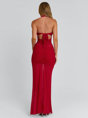 ZERRA MAXI DRESS RED