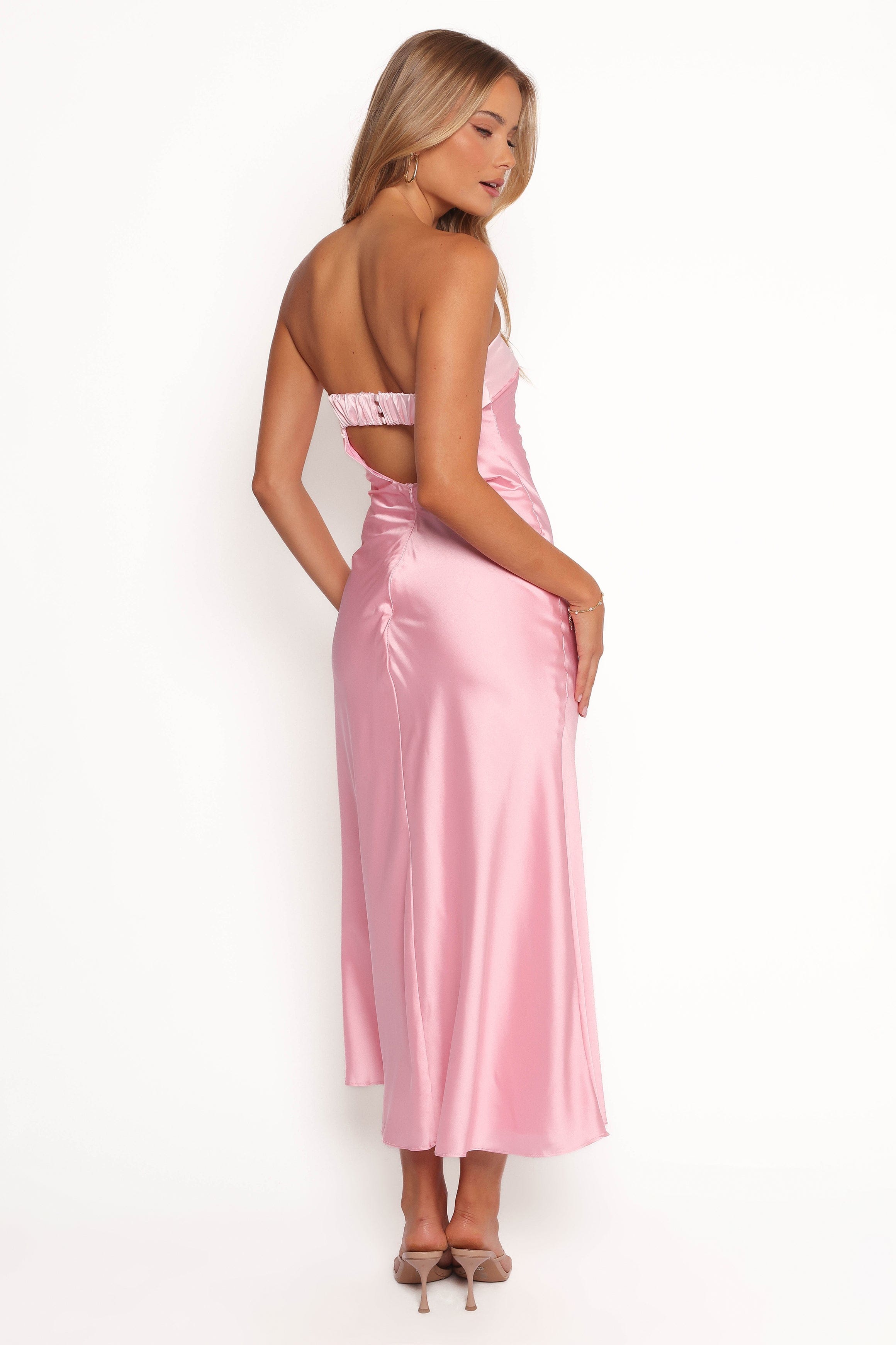 Ashe Midi Dress - Pink