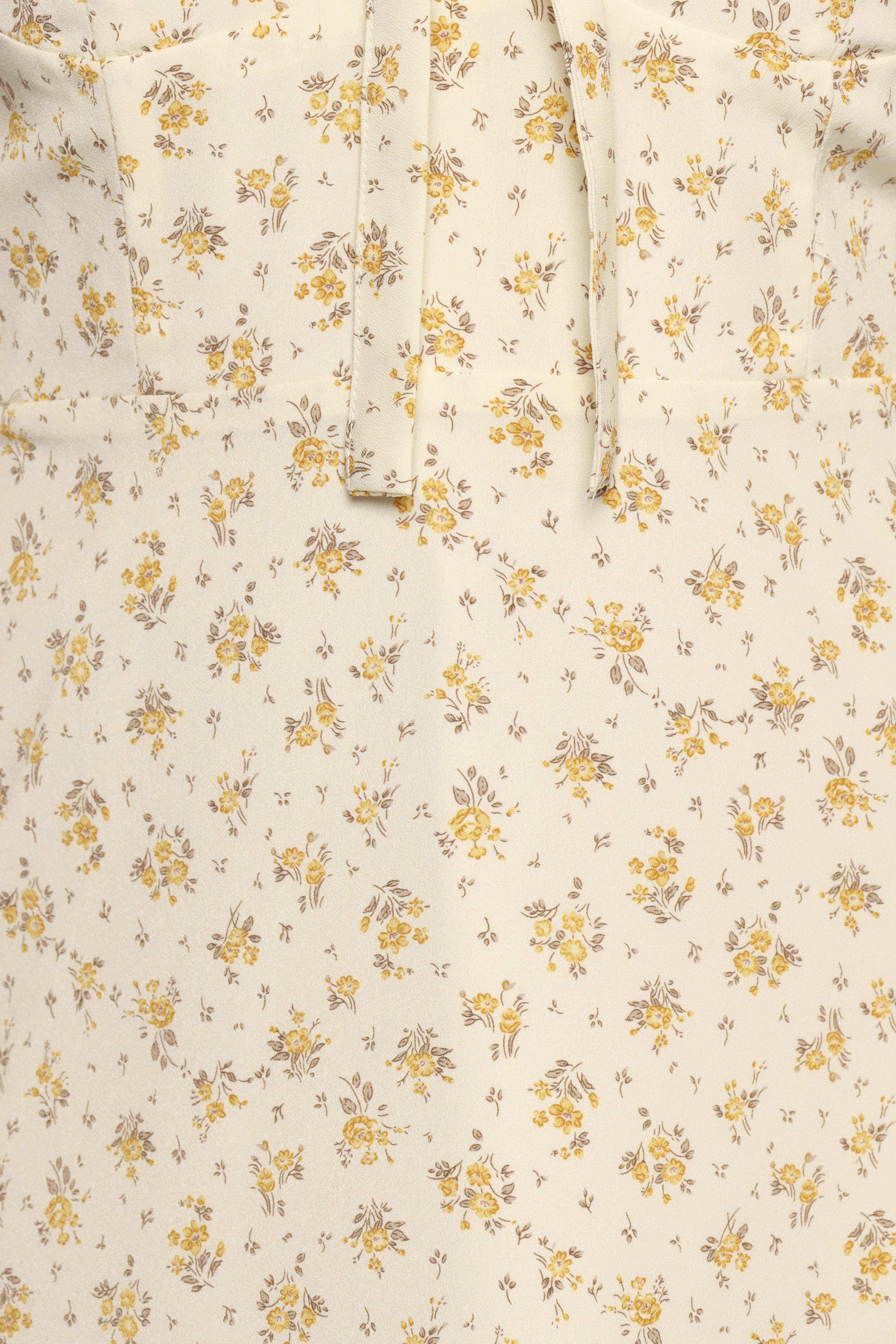 Joss Mini Dress - Cream Yellow